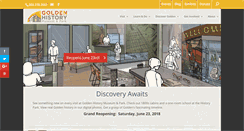 Desktop Screenshot of goldenhistory.org